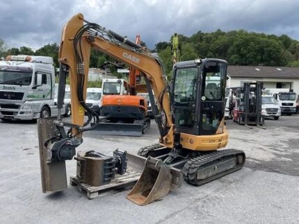 CASE CX 39B S2 + GRAPPIN + 3 GODETS
